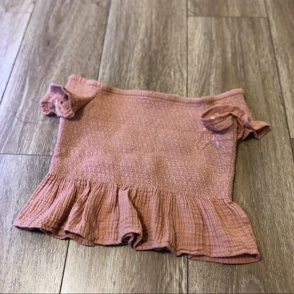 Women’s Pink Off the Shoulder Top